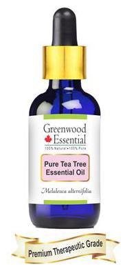

Greenwood Essential Pure Tea Tree Essential Oil (Melaleuca alternifolia) with Glass Dropper 100 Natural Therapeutic Grade Steam Distilled 15ml