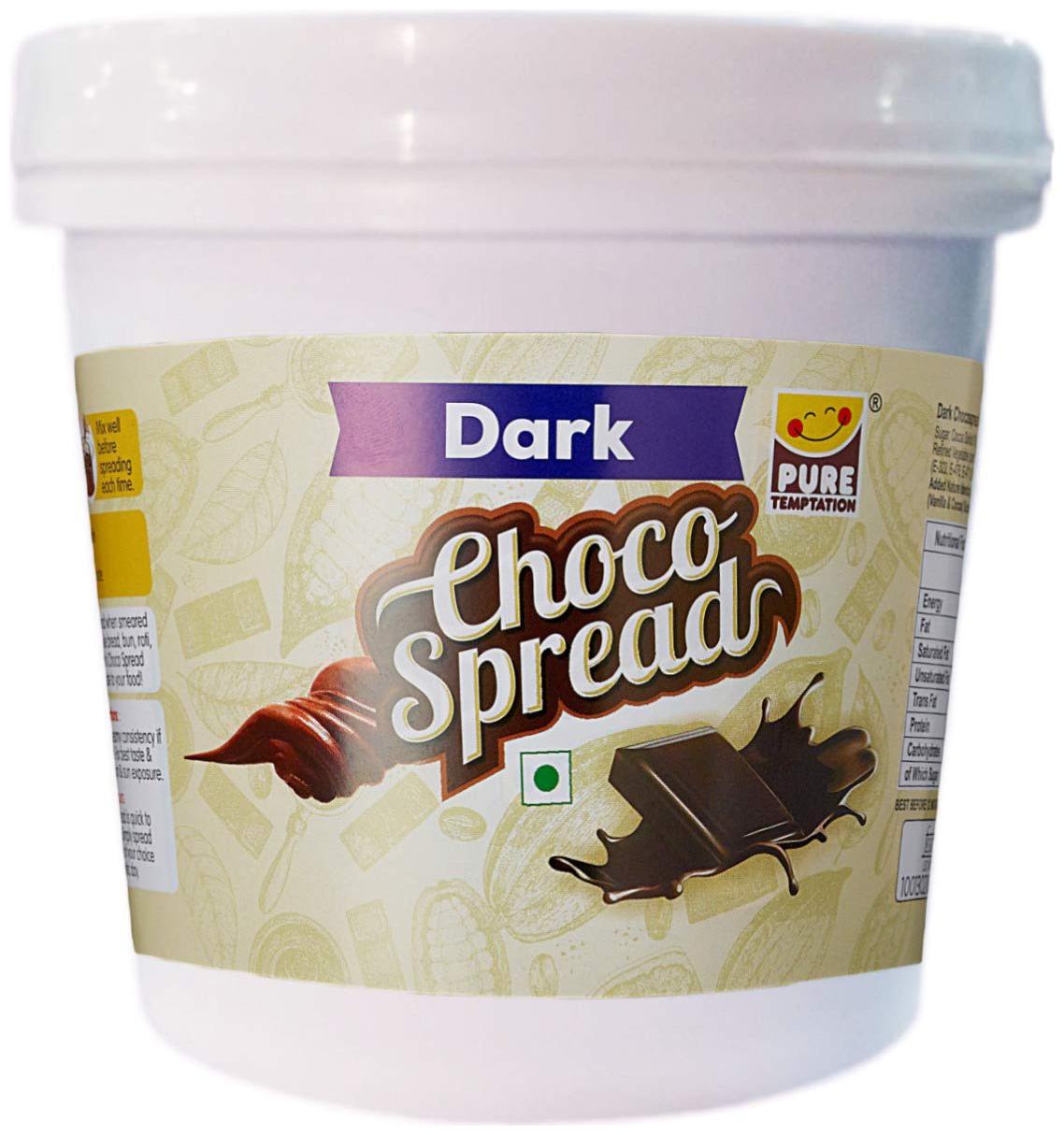 

Pure Temptation Premium Dark Chocolate Flavoured Choco Spread Jar 1 kg