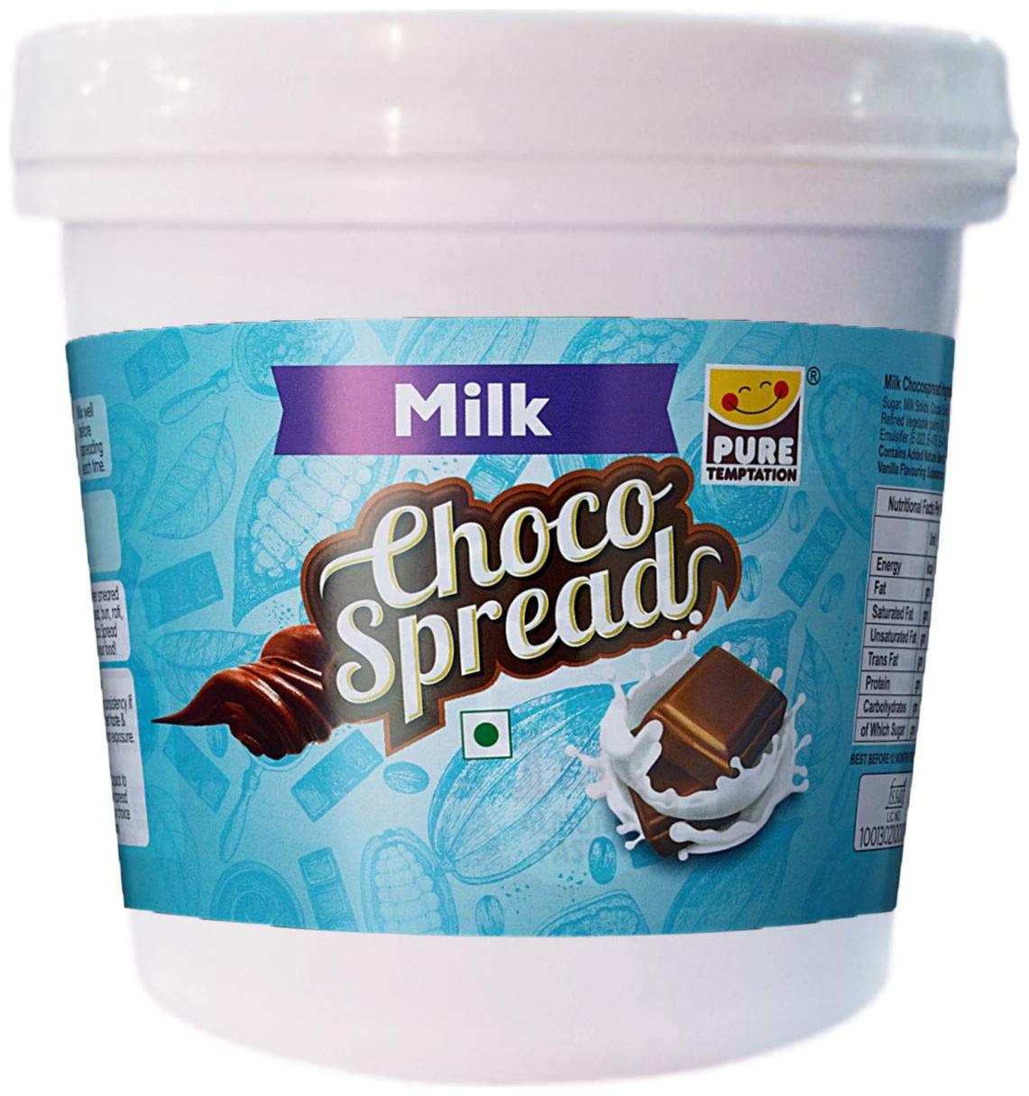 

Pure Temptation Premium Milk Chocolate Flavoured Choco Spread Jar 1 kg