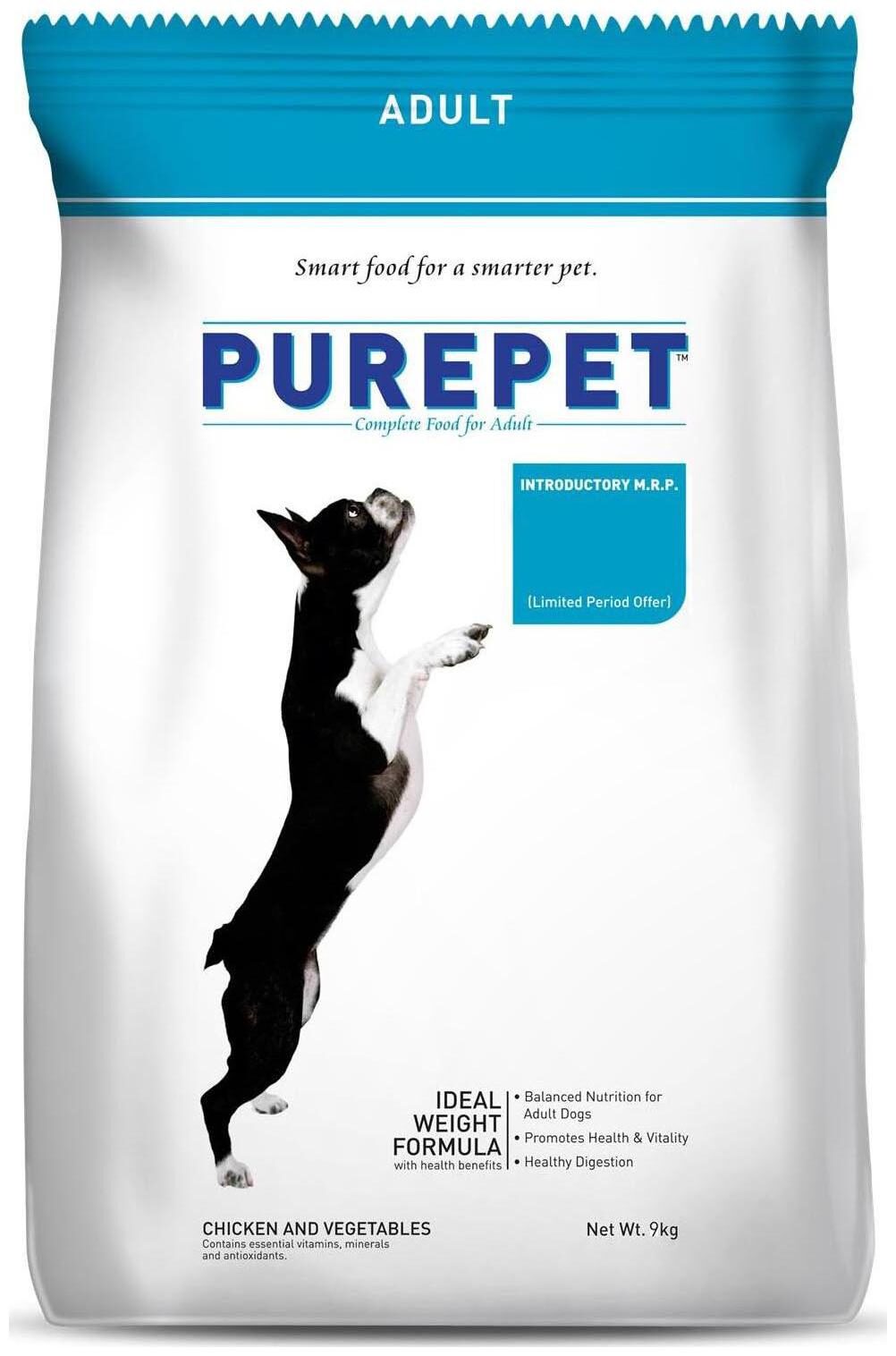 

Purepet Chicken Veg Adult Dog Food 9 kg