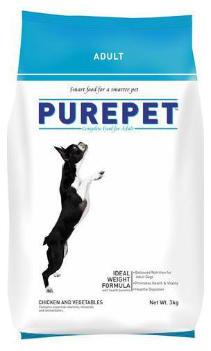 

Purepet Dog Food - Chicken Vegetables Adult 3 kg