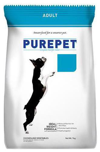 

Purepet Dog Food - Chicken Veg Adult 9 kg