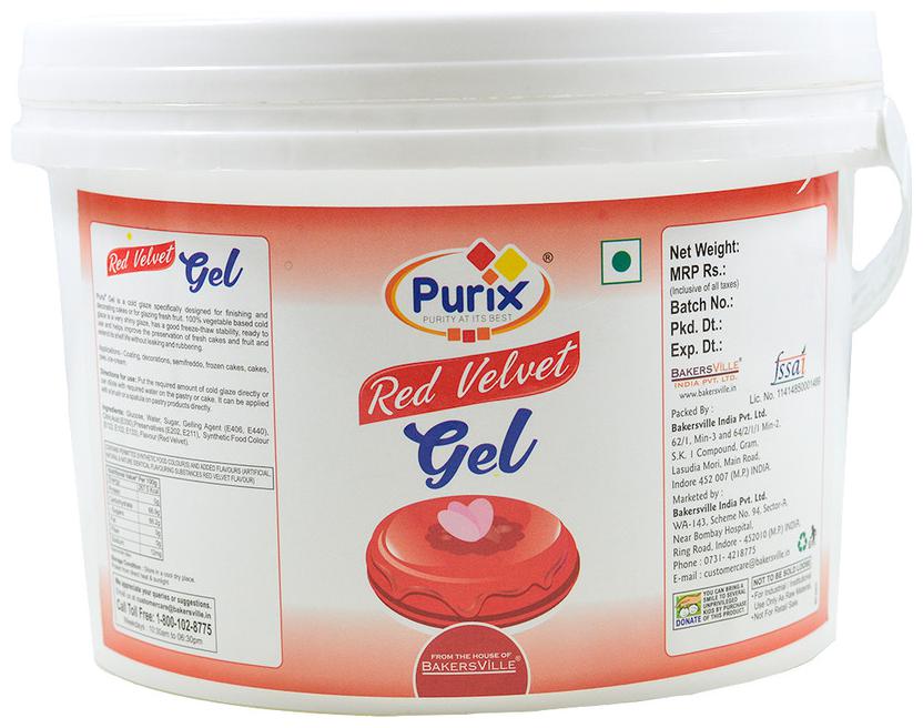 

Purix Red Velvet Gel Cold Glaze 2 5kg