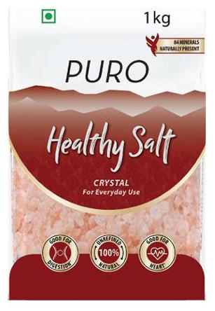 

Puro Salt Crystals - 100 natural chemical-free unrefined salt with 84 minerals 1 kg