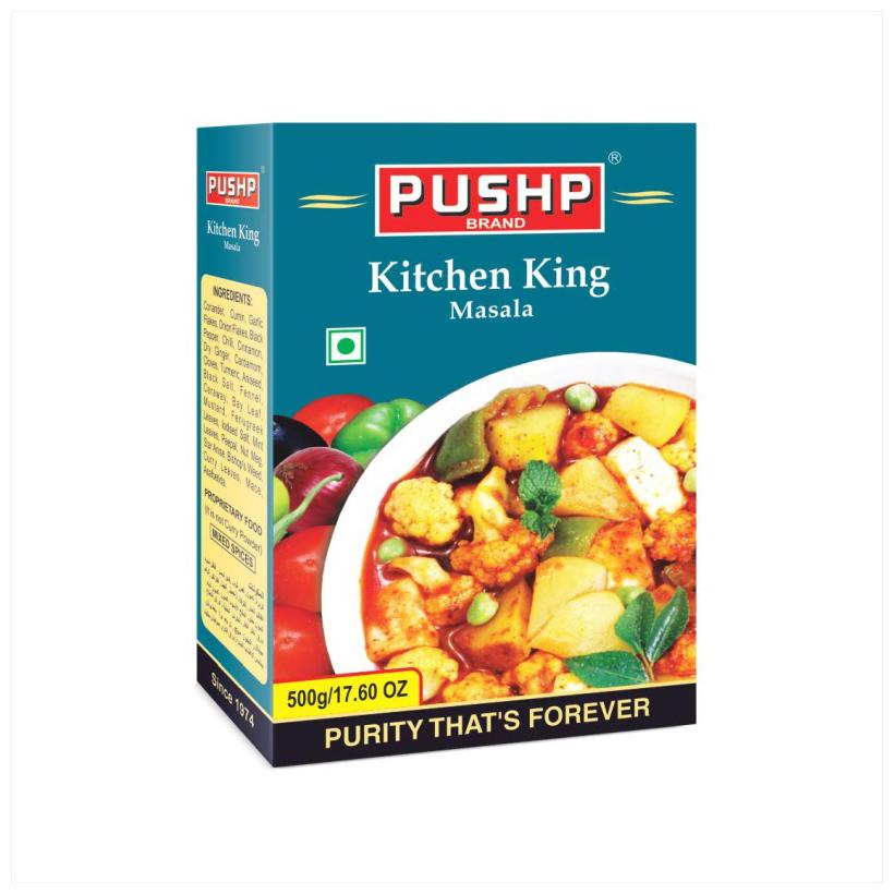 

Pushp Brand Kitchen King Masala 500g (Pack of 1)