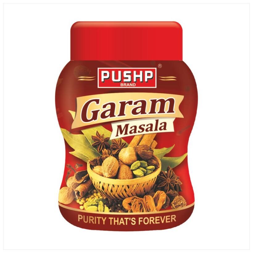 

Pushp Brand Garam Masala Jar 500g (Pack of 1)