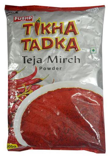 

Pushp Teja Mirch Powder - Tikha Tadka 500 g