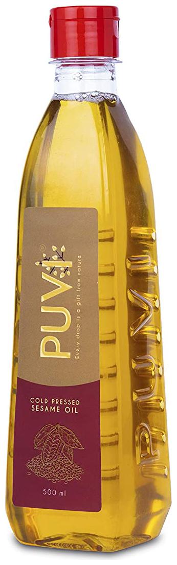 

Puvi Cold Pressed Sesame Gingelly Oil Chekku Ghani 500 ml (Pack Of 1)