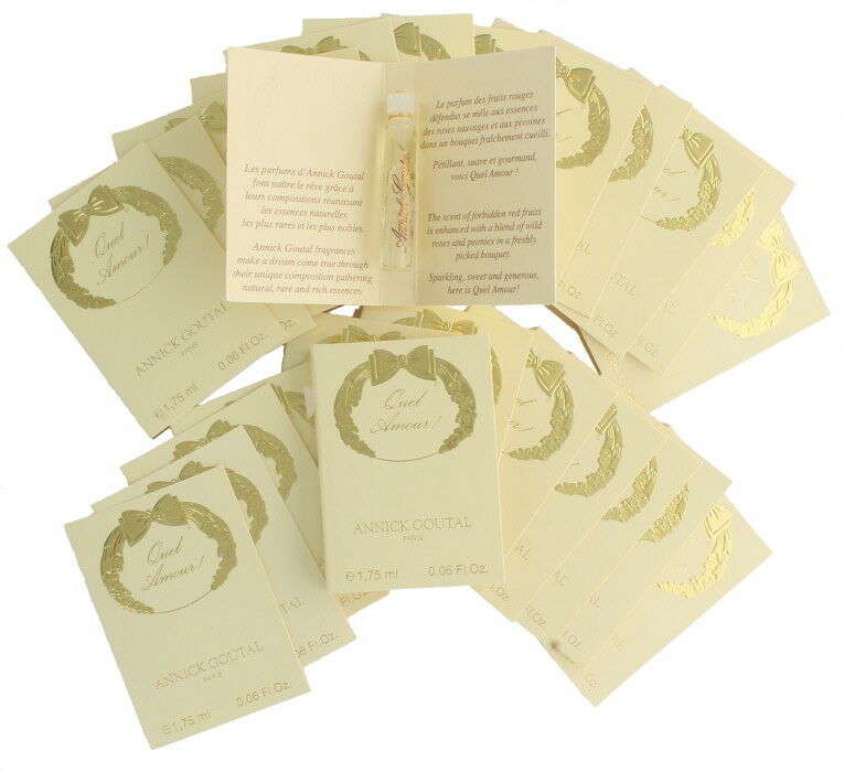 

Quel Amour by Annick Goutal for Women EDT Perfume Vial 06oz 50 Full 25 pack