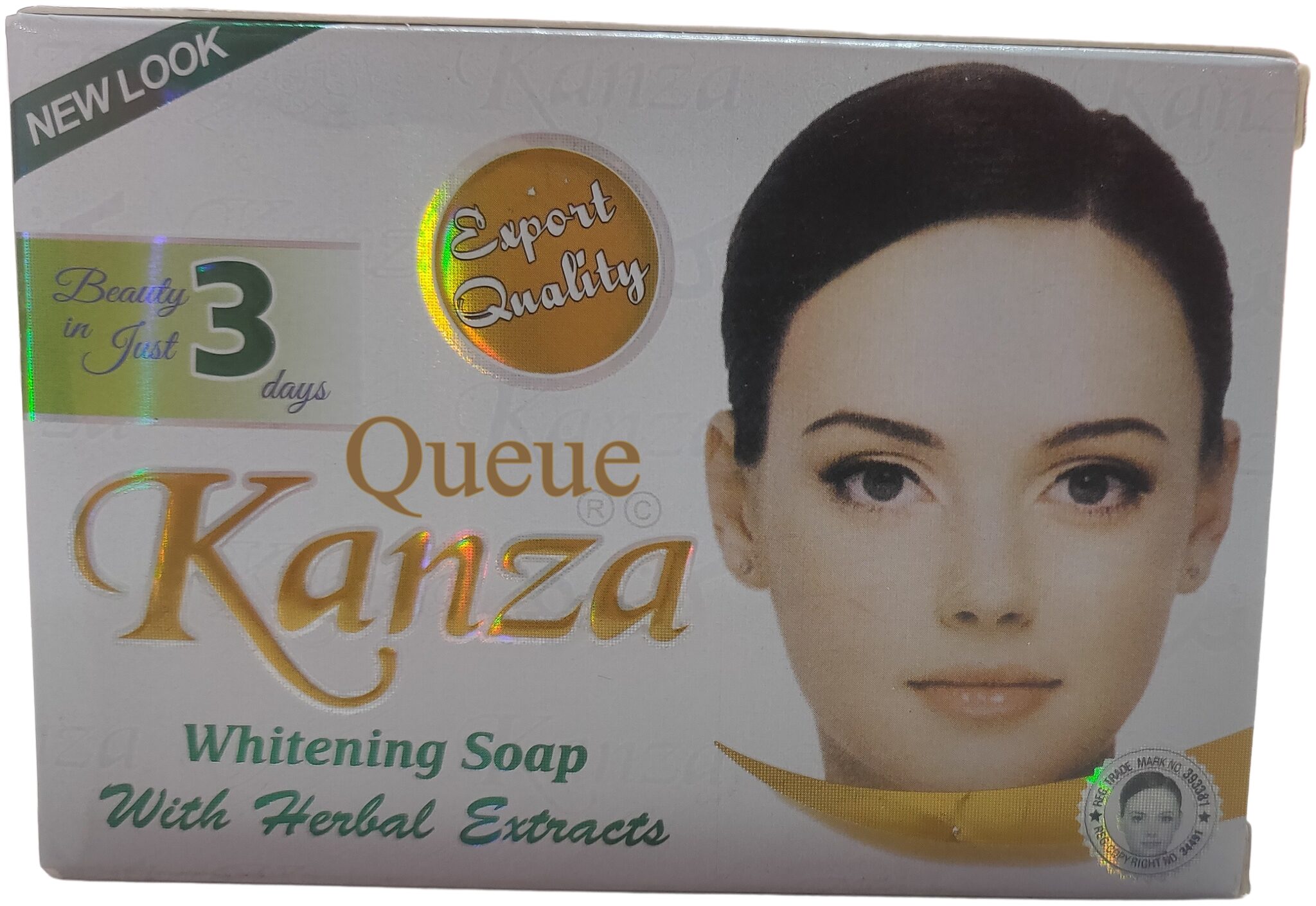 

Queue Kanza Skin Whitening soap Export Quality 100g (Pack Of 1)