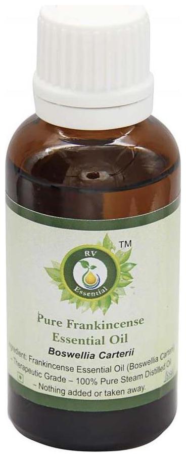 

R V Essential Pure Frankincense Essential Oil 10ml- Boswellia Carterii (100 Pure And Natural Steam Distilled)