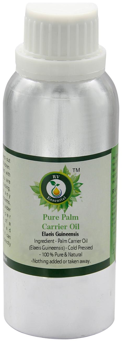 

R V Essential Pure Palm Carrier Oil 300ml- Elaeis Guineensis (100 Pure and Natural Cold Pressed)