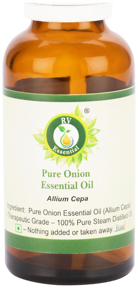 

R V Essential Pure Onion Essential Oil 30ml- Allium Cepa (100 Pure and Natural Steam Distilled)