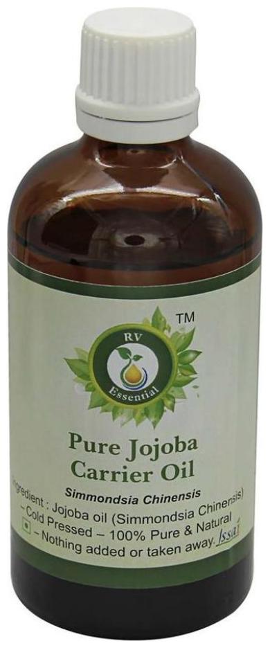 

R V Essential Pure Jojoba Carrier Oil 50ml- Simmondsia Chinensis (100 Pure And Natural Cold Pressed)