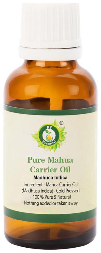 

R V Essential Pure Mahua Carrier Oil 100ml- Madhuca Indica (100 Pure and Natural Cold Pressed)