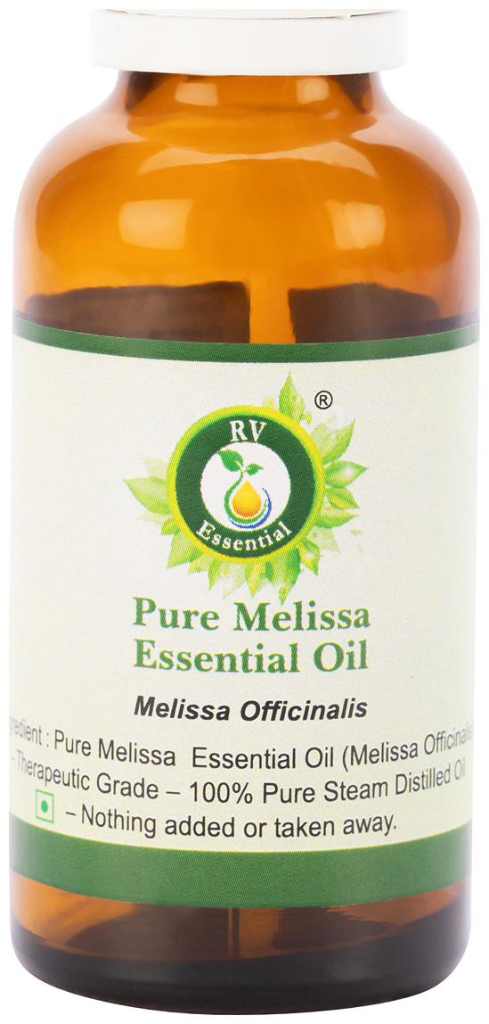 

R V Essential Pure Melissa Essential Oil 30ml- Melissa Officinalis (100 Pure and Natural Steam Distilled)