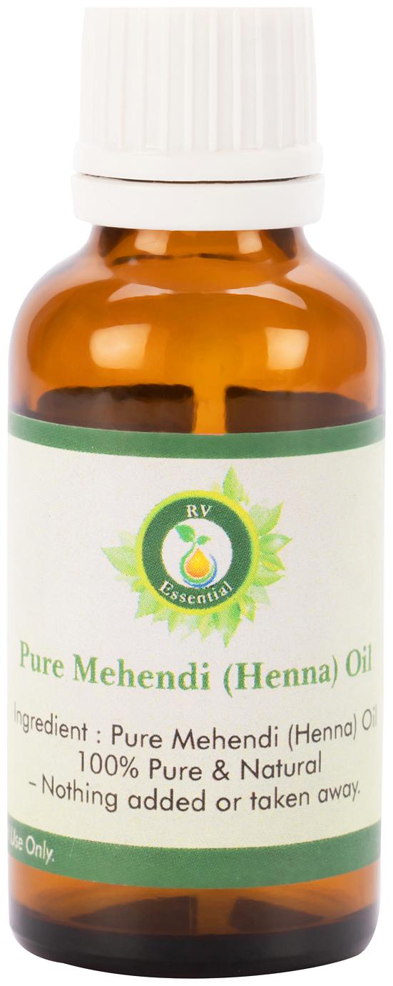 

R V Essential Pure Mehendi (Henna) Oil 10ml- (100 Pure and Natural)
