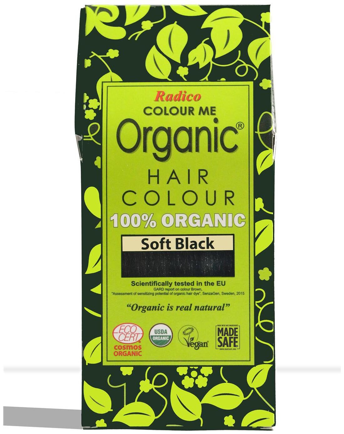 

Radico Colour Me Organic Hair Colour - Soft Black (100 g)