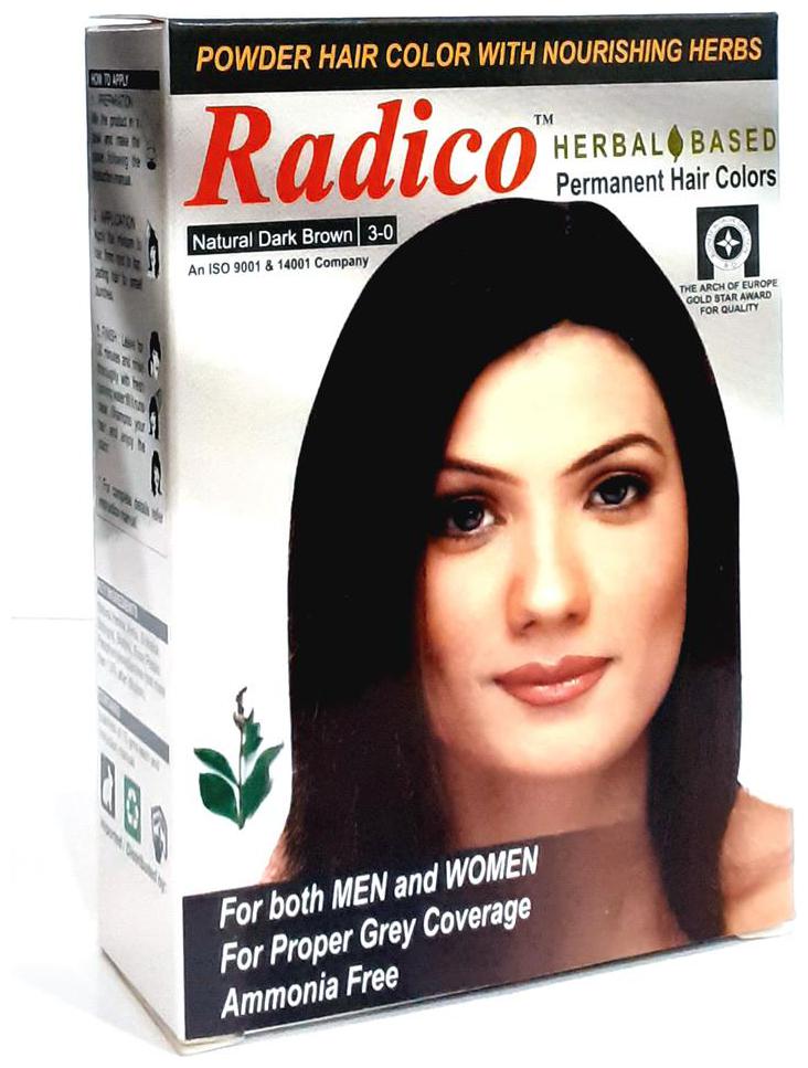 

Radico Herbal Hair Colour Powder -Dark Brown (60 g)