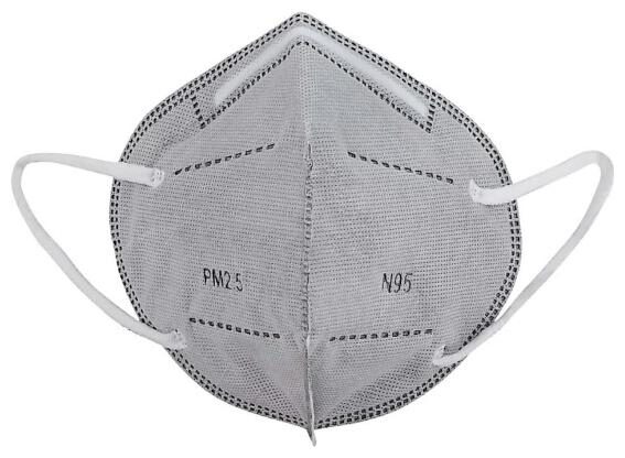 

Raghumaya Outdoor Anti Pollution Activate N95 Mask-Grey (Pack of 1)