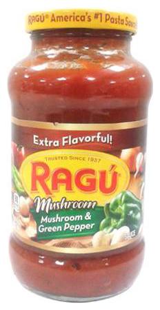 

Ragu Pasta Sauce - Mushroom Green Pepper 680 g