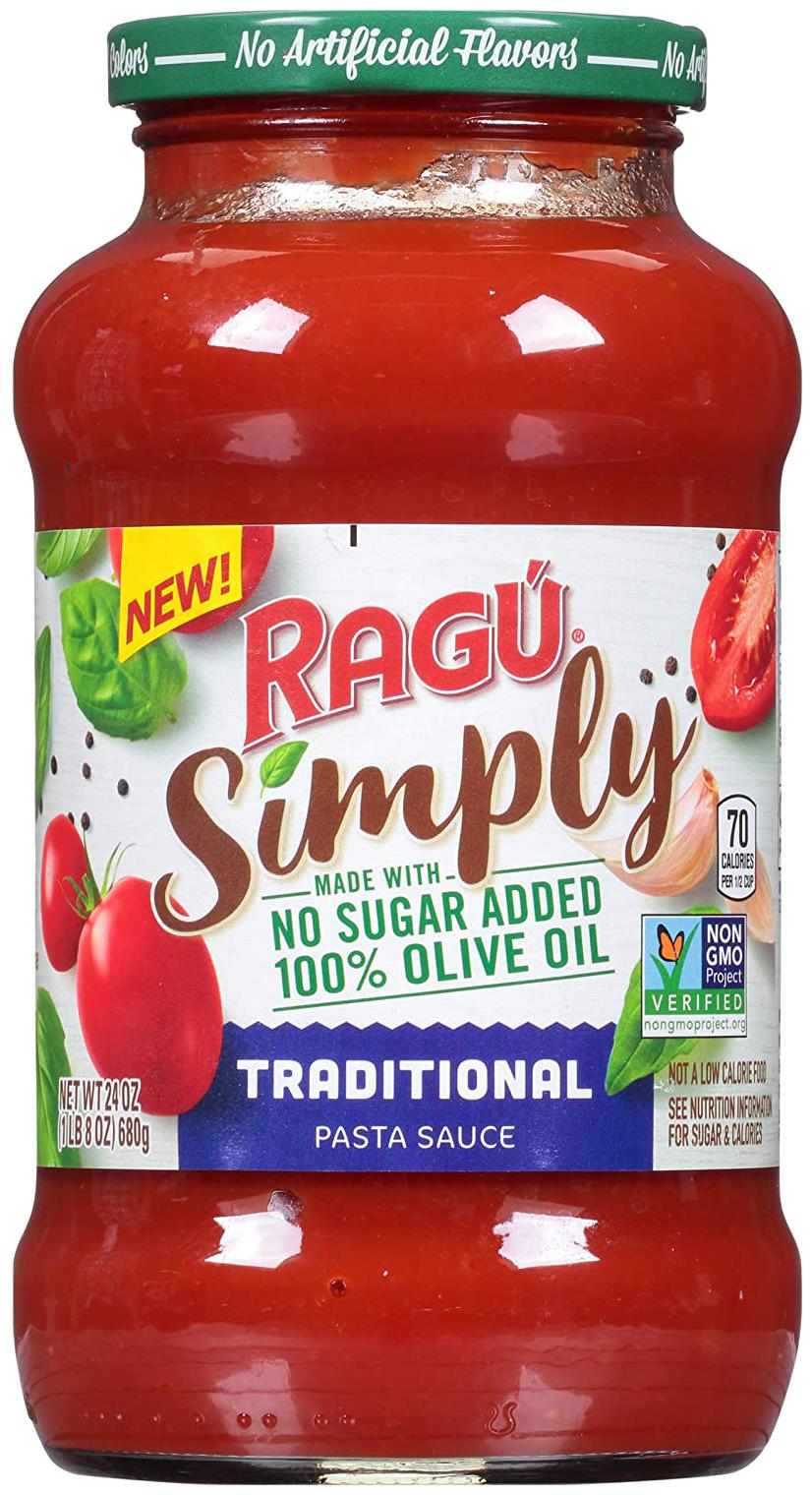 

Ragu Simply No Sugar Added Traditional Pasta Sauce 680 g