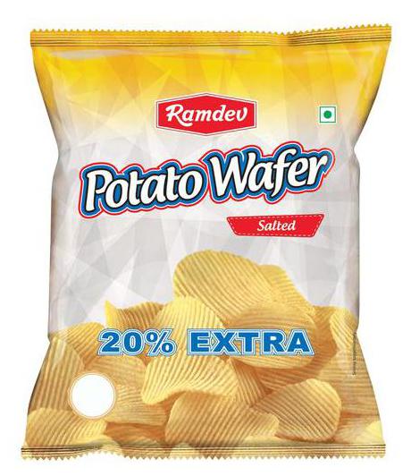 

Ramdev Wafer - Potato Salted 45 g