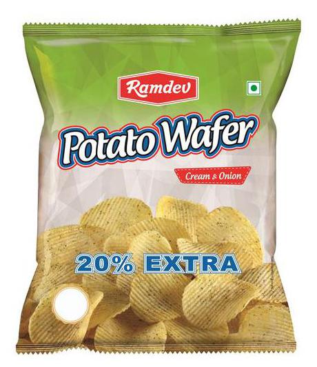 

Ramdev Wafer - Potato Cream Onion 40 g