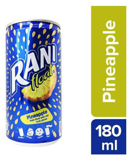 

Rani Float - Pineapple Fruit Drink With Real Fruit Pieces 180 ml