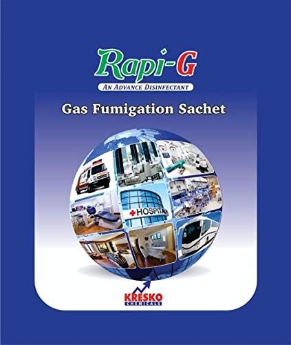 

Rapi-G Gas Fumigation Sachet Sterilizer Disinfector Fumigator For Clinic Home Office Car Certified By WHO 20g (Pack of 2)