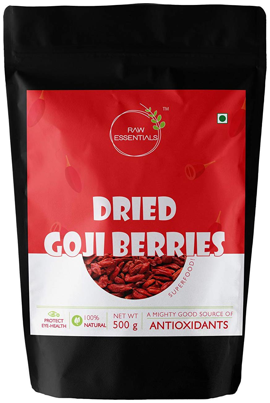

Raw Essentials Dried Goji berries 500g (Pack of 1)