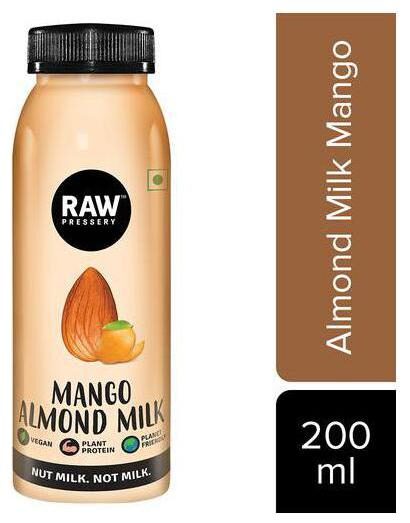 

Raw Pressery Almond Milk - Mango Lactose Free Dairy-Free Vegan 200 ml