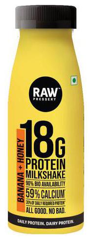

Raw Pressery Protein Milkshake - Banana Honey 200 ml