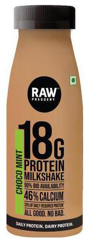 

Raw Pressery Protein Milkshake - Choco Mint 200 ml
