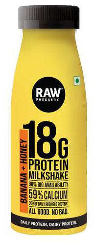 

Raw Pressery Protein Milkshake - Banana Honey 200 ml