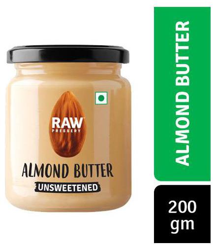 

Raw Pressery Almond Butter - Unsweetened Dairy Free Vegan 200 g