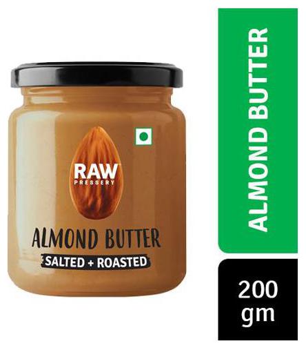 

Raw Pressery Almond Butter - Roasted Salted Dairy Free Vegan 200 g