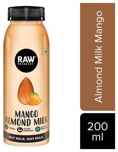 

Raw Pressery Almond Milk - Mango Lactose Free Dairy-Free Vegan 200 ml
