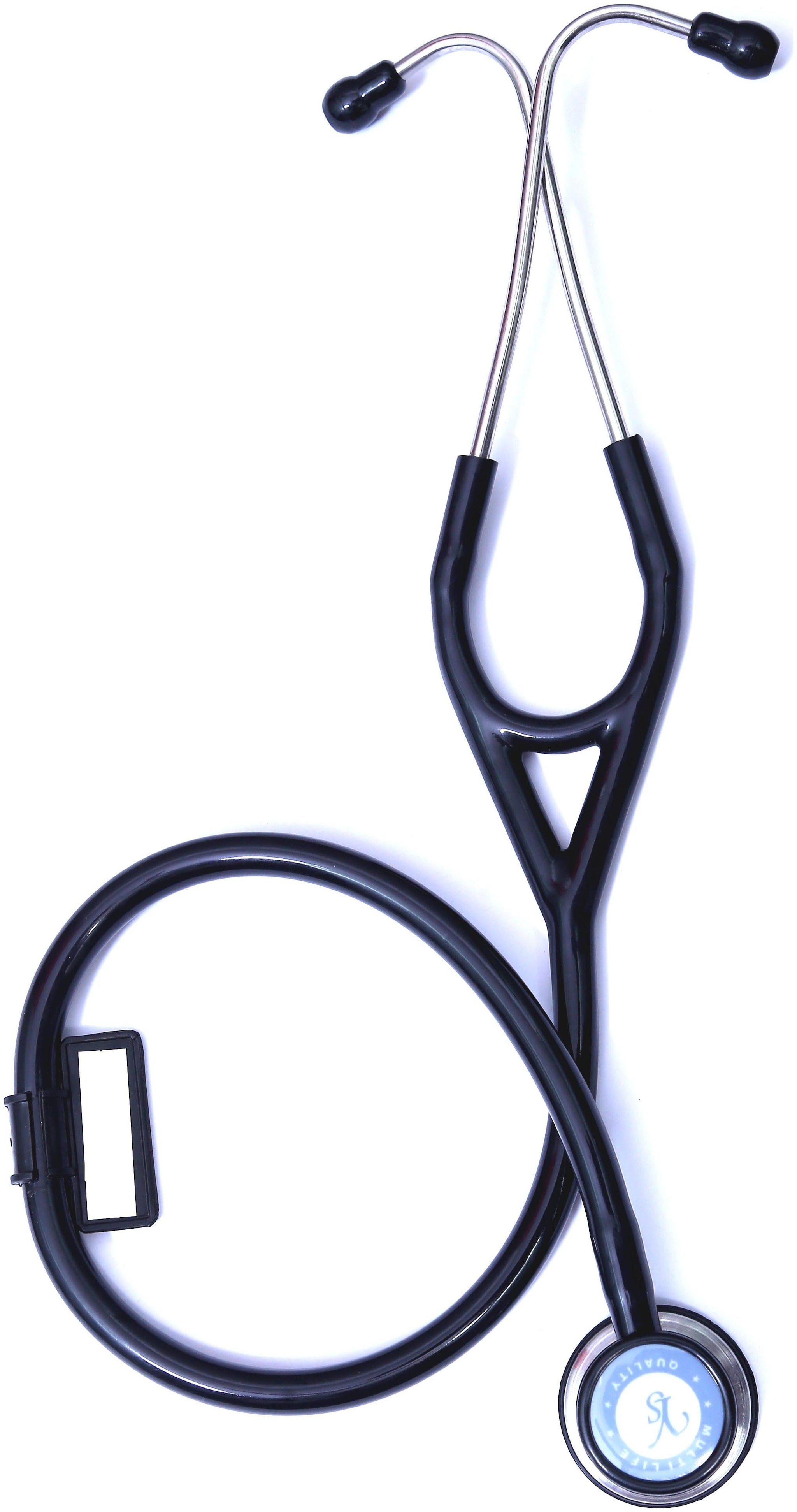 

RCSP Super Deluxe III Black Cardiology Dual Head Acoustic Stethoscope (Black) Pack of 1