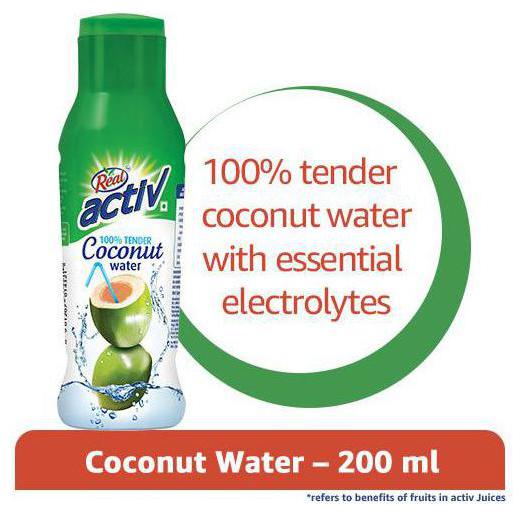 

Real Activ Coconut Water - With No Added Sugar 200 ml