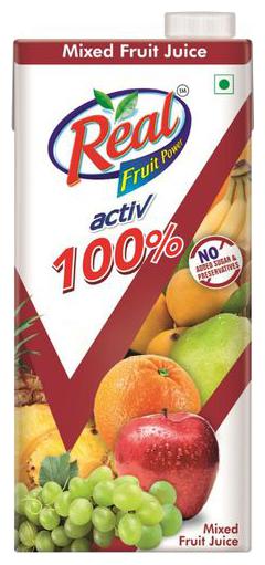 

Real Activ Mixed Fruit Juice with No Added Sugar 1 L