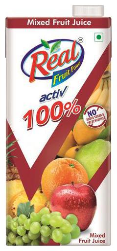 

Real Activ Mixed Fruit Juice with No Added Sugar 1L