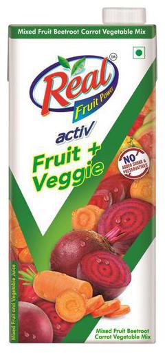 

Real Active Beetroot Carrot Juice with No Added Sugar 1L