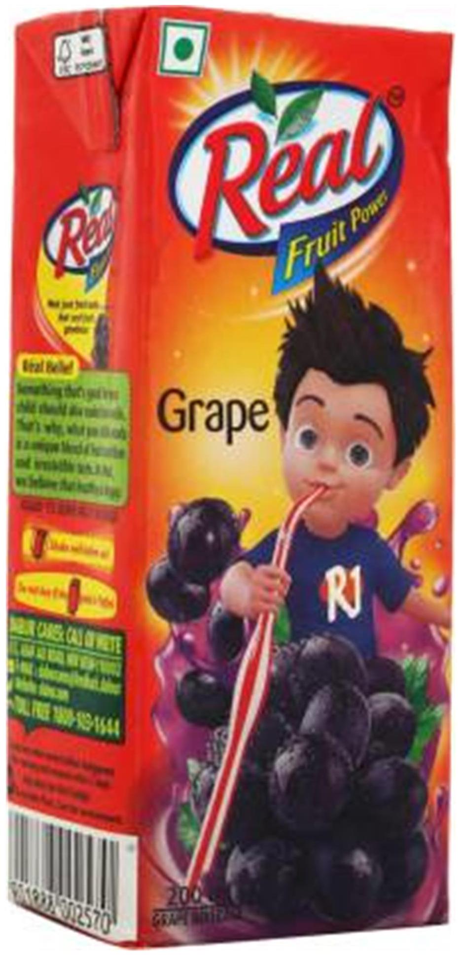 

Real Juice - Fruit Power Grape Angoor 200 ml