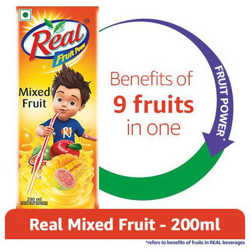 

Real Juice - Fruit Power Mixed Fruits 200 ml