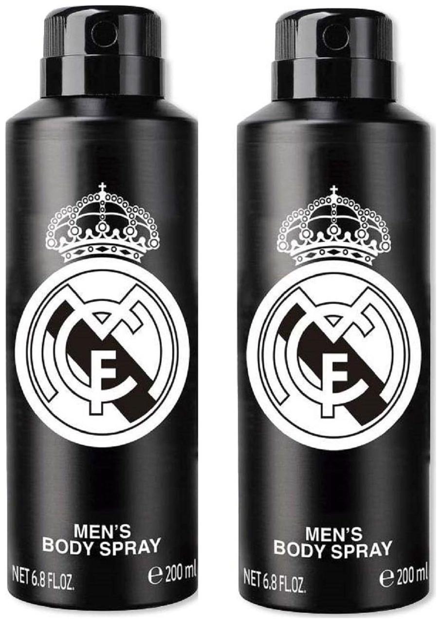 

Real Madrid Black Deodorant Body Spray For Men- Pack Of 2 (200ml Each)