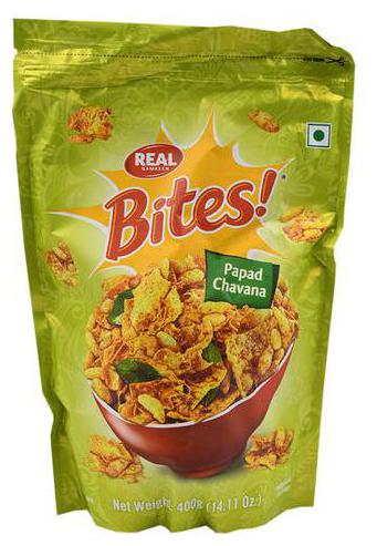 

Real Namkeen Bites - Papad Chawana 400 g
