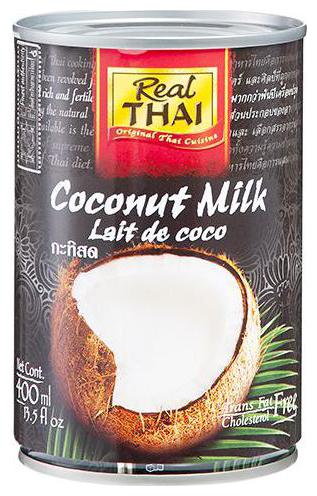 

Real Thai Coconut Milk - 17-19 400 ml
