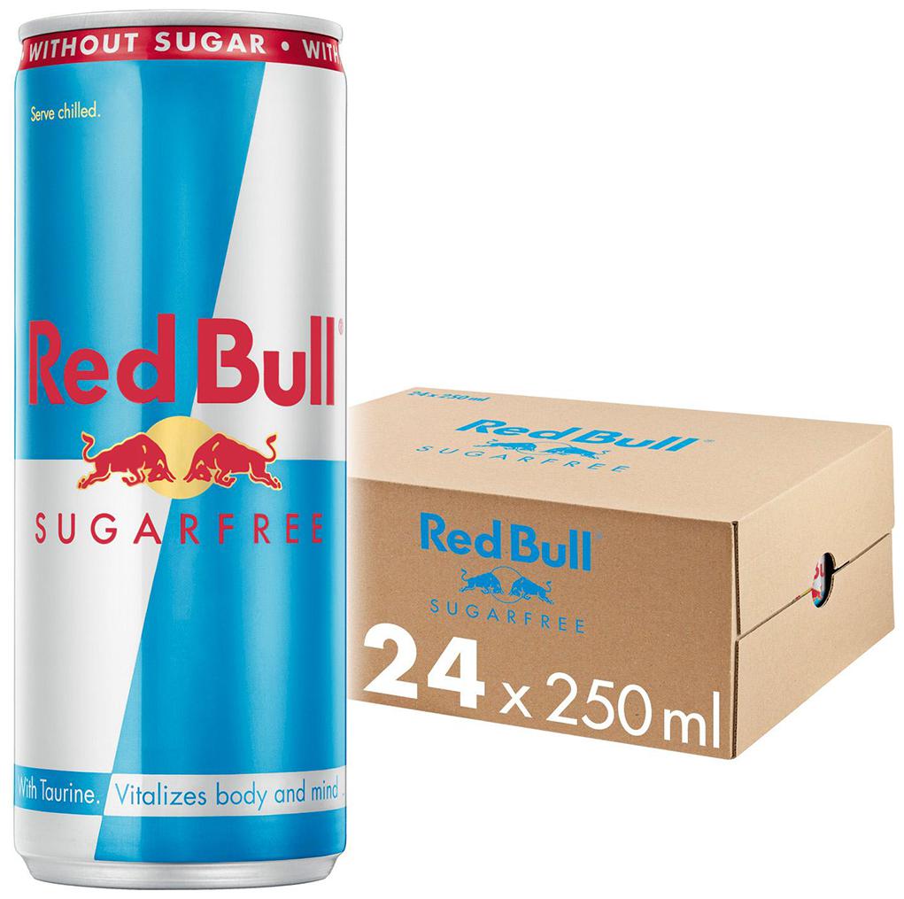

Red Bull Energy Drink Sugarfree 250 ml (Pack of 24)