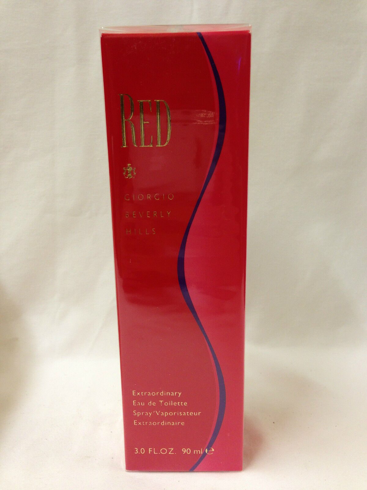 

Red By Giorgio Beverly Hills 3 0oz Perfume For Women EDT SPRAY SEALED IN BOX